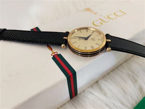 vintage gucci watch 1980s.